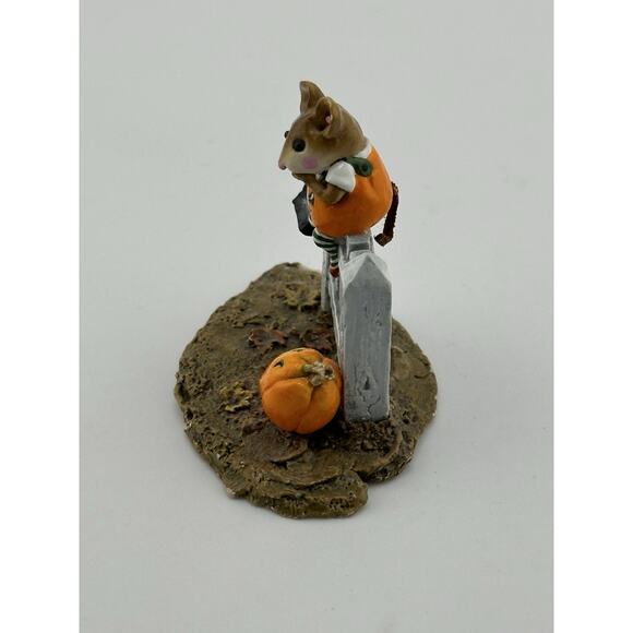 Wee Forest Folk " Pickity Pumpkin " 1998 Mouse Pumpkin M-232 D Petersen Retired - Picture 3 of 9